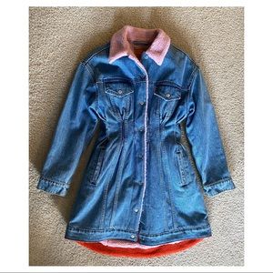 Limited Edition Levi’s Made & Crafted Denim Trucker with Sherpa Lining, Size S